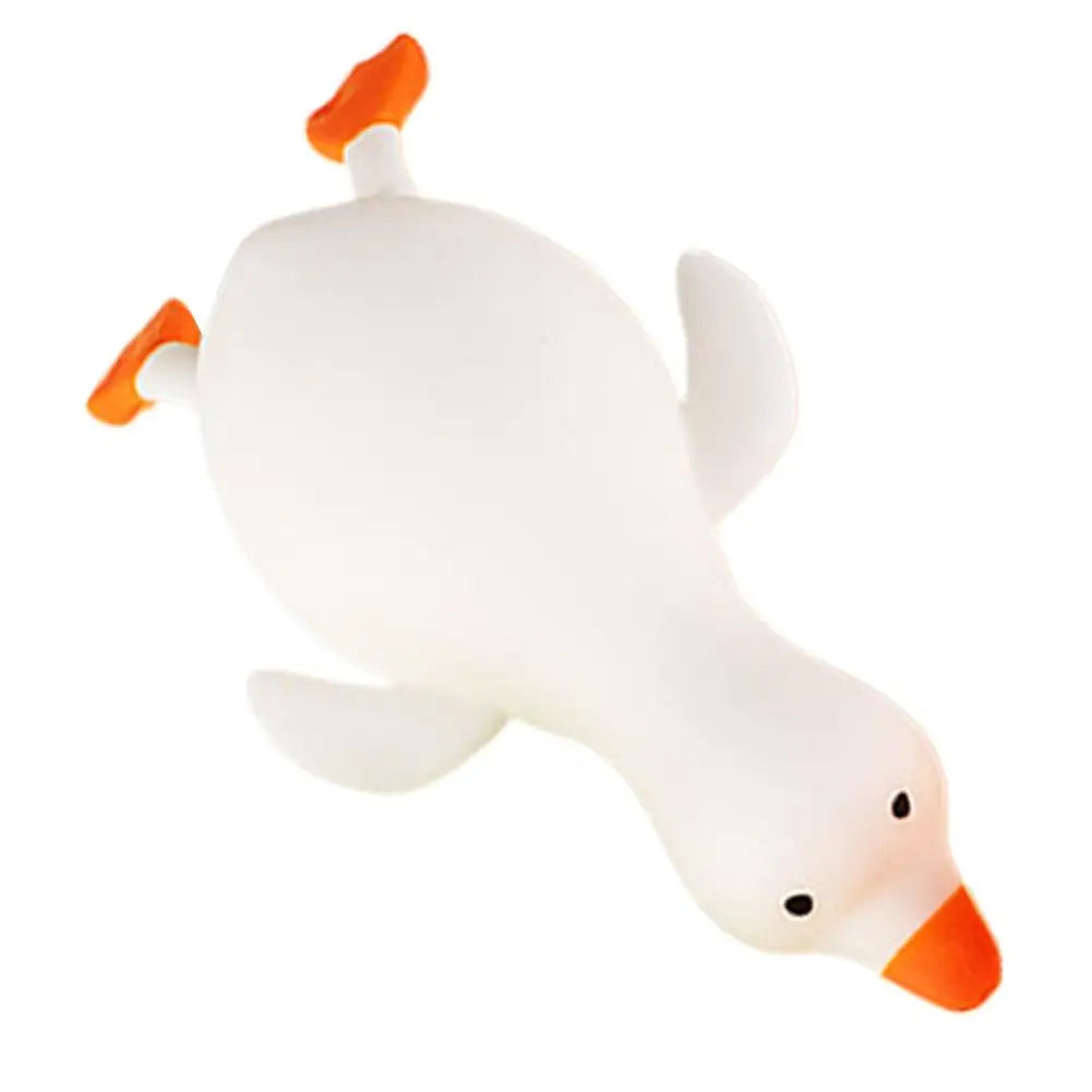 Squishy Duck Fidget Toy – Stretchy Squeeze Decompression Toy Fidget Squeeze Toy Richie's White