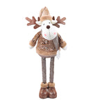Retractable Christmas Figurines – Santa, Snowman & Reindeer Christmas Figurine Ornament Richie's A6