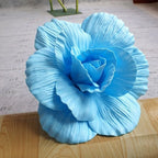 Giant 30cm Silk PE Foam Rose Artificial Flower Wedding Décor Artificial Flower Richie's blue-A
