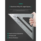 7" Aluminum Alloy Triangle Ruler – Woodworking Angle Tool Woodworking Angle Ruler Richie's