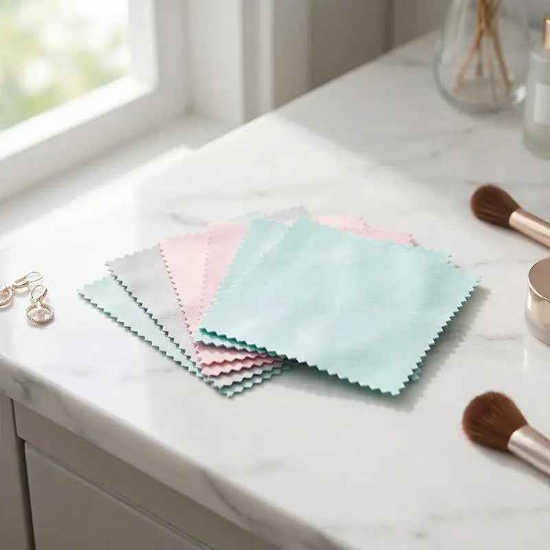100pcs Jewelry Polishing Cloths – Lint-Free Cleaning Wipes Jewelry Polishing Cloth Richie's