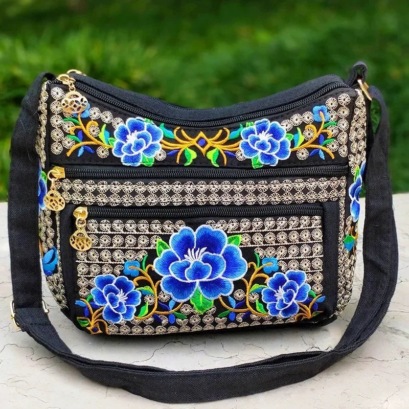 Yunnan Ethnic Embroidered Crossbody Shoulder Bag for Women Embroidered Crossbody Bag Richie's style5