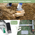 Anti-Skid Extension Ladder Feet Shoe Kit for Aluminum Ladders Ladder Shoe Kit Richie's