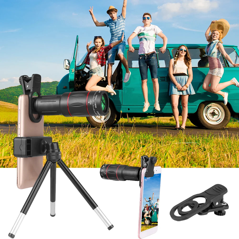 18X/36X/64X Clip-On Telephoto Zoom Lens for iPhone & Android Telephoto Phone Lens Richie's