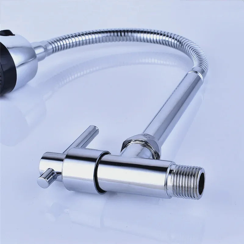 Rotatable Single Cold Kitchen Sink Faucet – Chrome Finish Kitchen Sink Faucet Richie's
