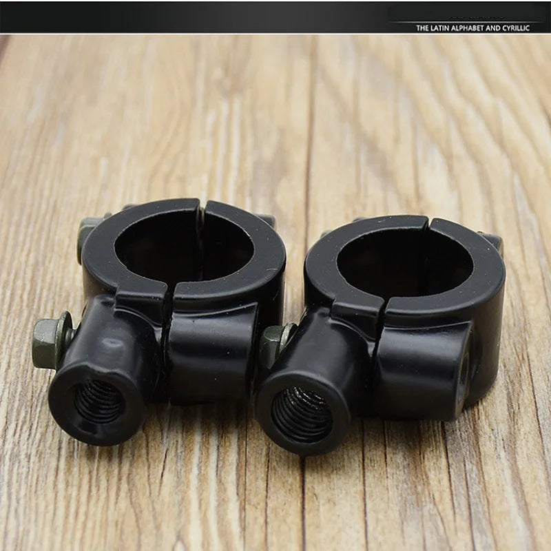 Motorcycle Handlebar Mirror Mount Bracket 8MM/10MM – 2pc Mirror Mount Bracket Richie's