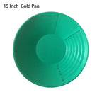 Gold Panning Pan & Sieve Set 10/14/15 Inch | Mining Kit Gold Panning Kit Richie's 1PC 15 inch Green