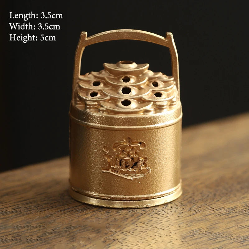 Vintage Alloy Incense Burner Stick Holder – Mini Hollow Censer Incense Burner Richie's A24