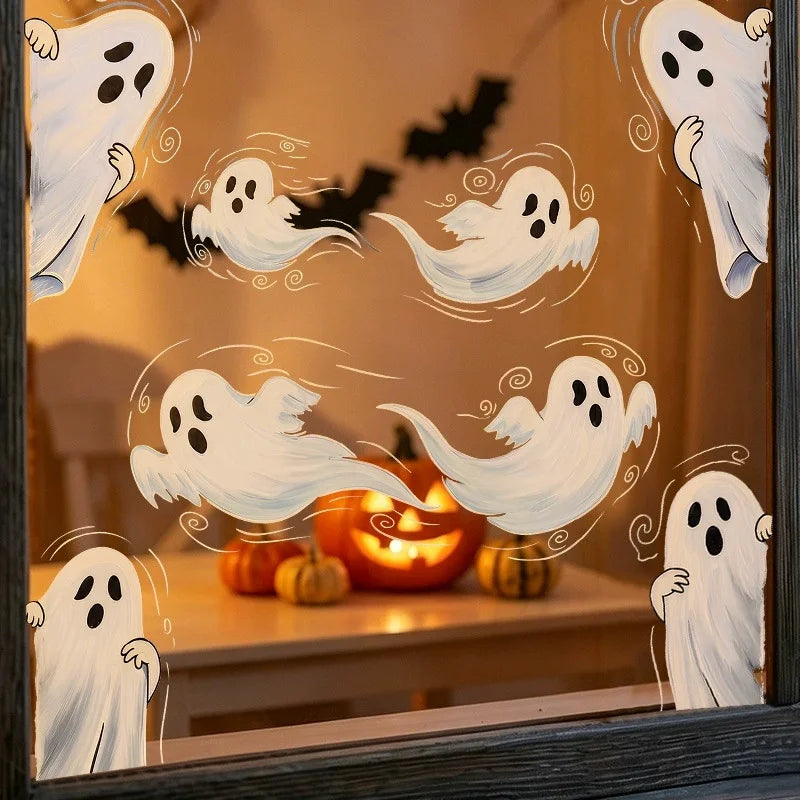 Halloween Ghost Window Sticker – Static Cling Decoration Window Sticker Richie's