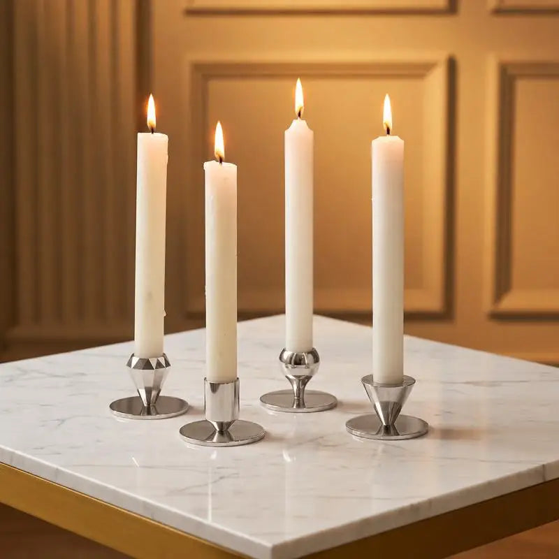 Elegant Metal Candlestick Holder Vintage Tabletop Candle Stand Candle Holder Richie's
