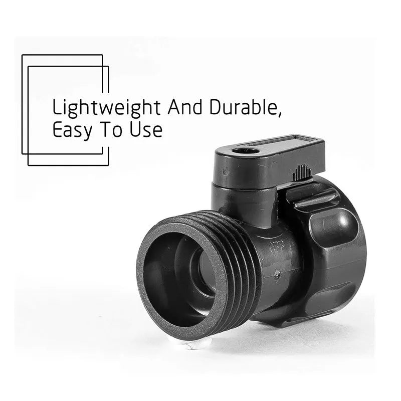 3/4" Plastic Garden Hose Shut Off Ball Valve – Thread Connector Garden Hose Valve Richie's