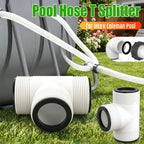 Pool Hose T Splitter 1.5" with 3 L Rings | Pump Adapter Pool Hose Splitter Richie's