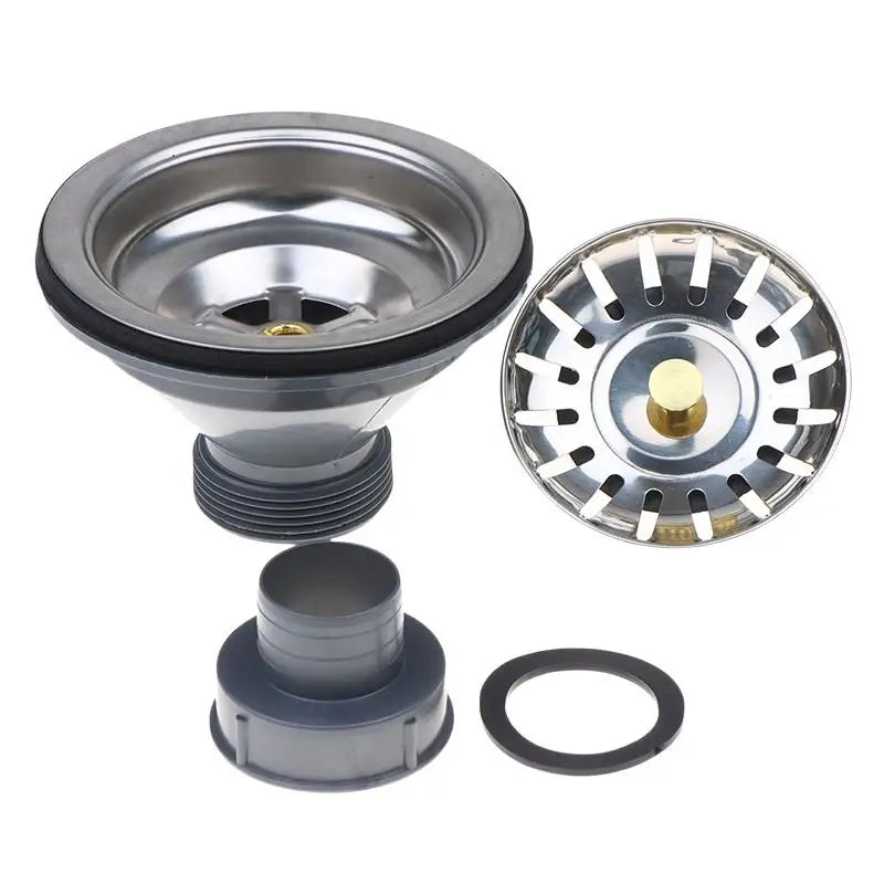 Stainless Steel Sink Drain Strainer Set – Kitchen Replacement Sink Drain Strainer Richie's