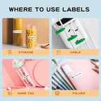 NIIMBOT Waterproof Thermal Label Paper D110 D11 Printer Stickers Thermal Label Roll Richie's