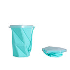 Silicone Foldable Water Cup 260ml with Lid | Collapsible Mug Collapsible Travel Cup Richie's Blue