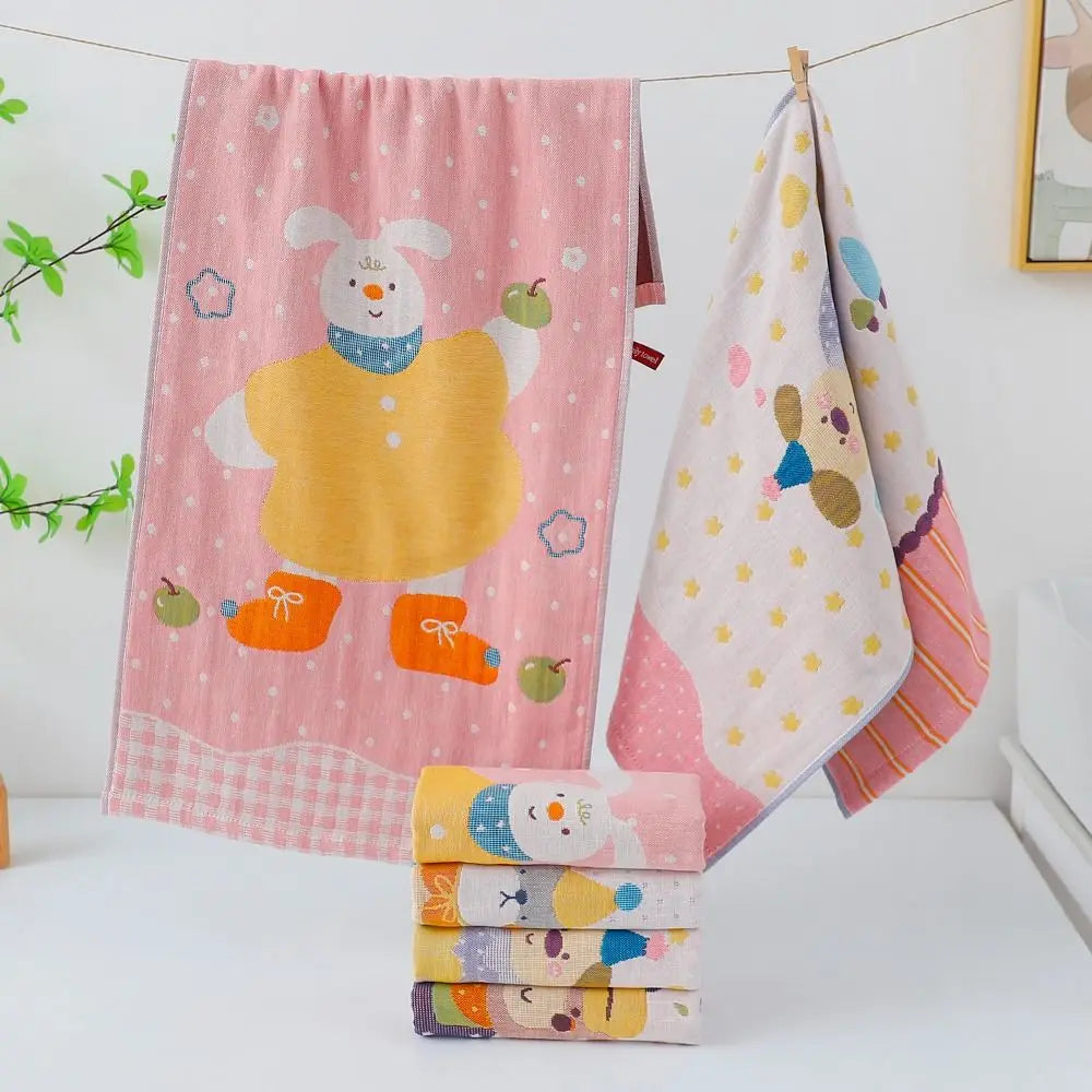 4-Layer Cotton Gauze Hand Towel 34x74cm – Quick Dry Kitchen Towel Cotton Hand Towel Richie's