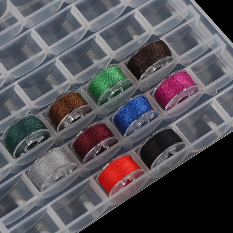 25-Spool Bobbin Storage Box | Sewing Organizer Case Bobbin Storage Organizer Richie's