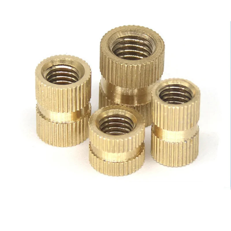 Brass Knurled Thread Insert Nuts M2–M8 | Injection Molding Brass Insert Nuts Richie's