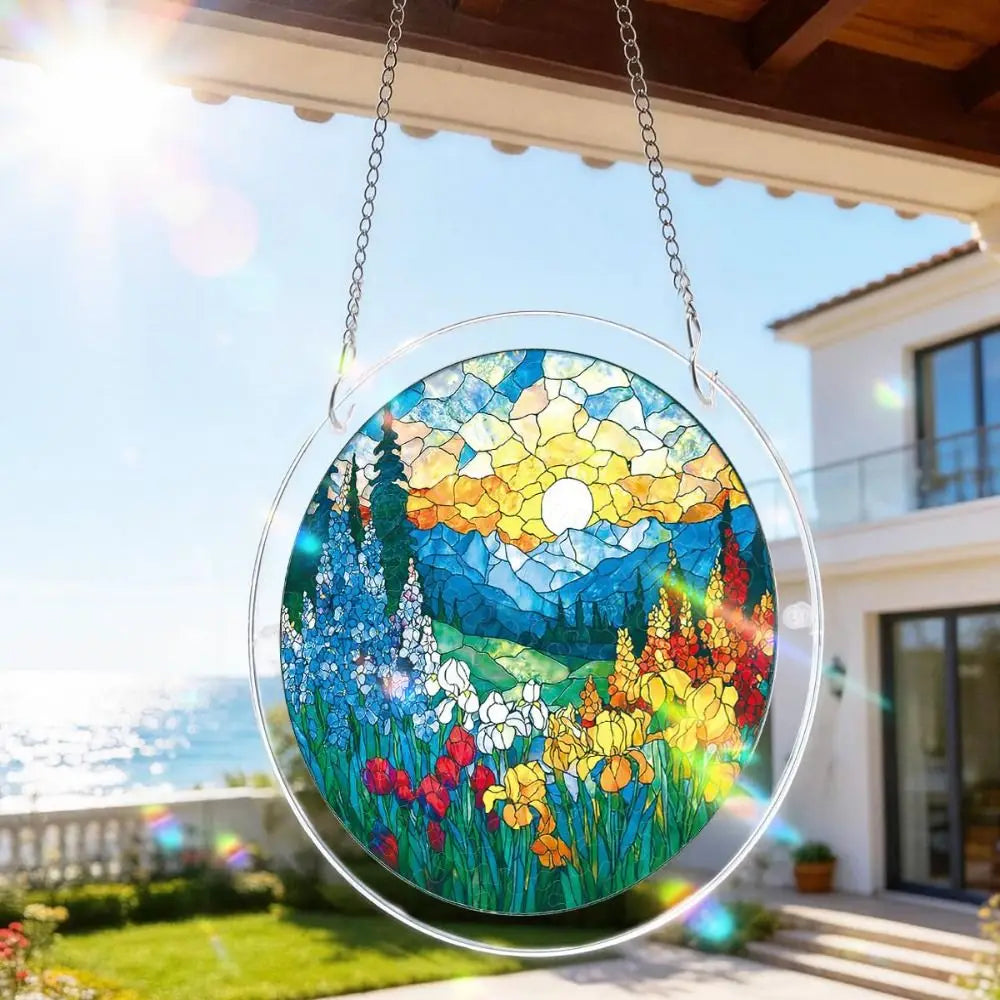 83-Piece Acrylic Puzzle Suncatcher – UV Printed Window Hanging Suncatcher Puzzle Richie's