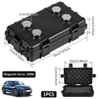 Magnetic Key Holder Box – Waterproof Under Car Spare Key Safe Magnetic Key Box Richie's 1PC-Large size