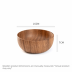 Japanese Handmade Wooden Bowls – Soup, Salad & Rice Bowls Wooden Serving Bowl Richie's 16-bowl