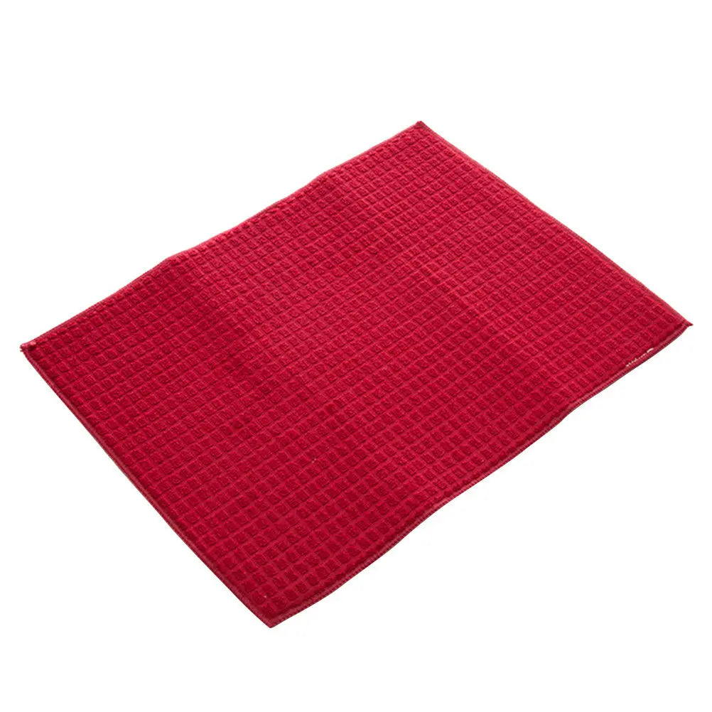 2-Pack Microfiber Dish Drying Mats – Non-Slip Absorbent Kitchen Pad Dish Drying Mat Richie's