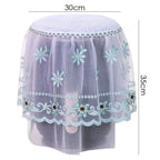 Pastoral Lace Embroidery Dust Cover for Air Fryer & Rice Cooker Appliance Dust Cover Richie's