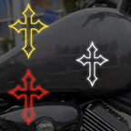 2Pcs Reflective Cross Stickers – Waterproof Night Visibility Decals Reflective Decal Stickers Richie's