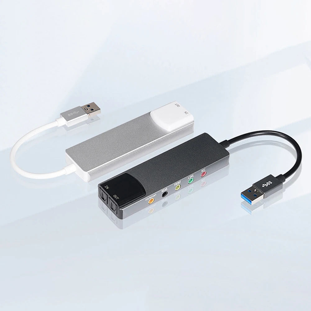 USB External Sound Card 7.1/5.1 CH AC-3 DTS Optical – PC USB Sound Card Richie's