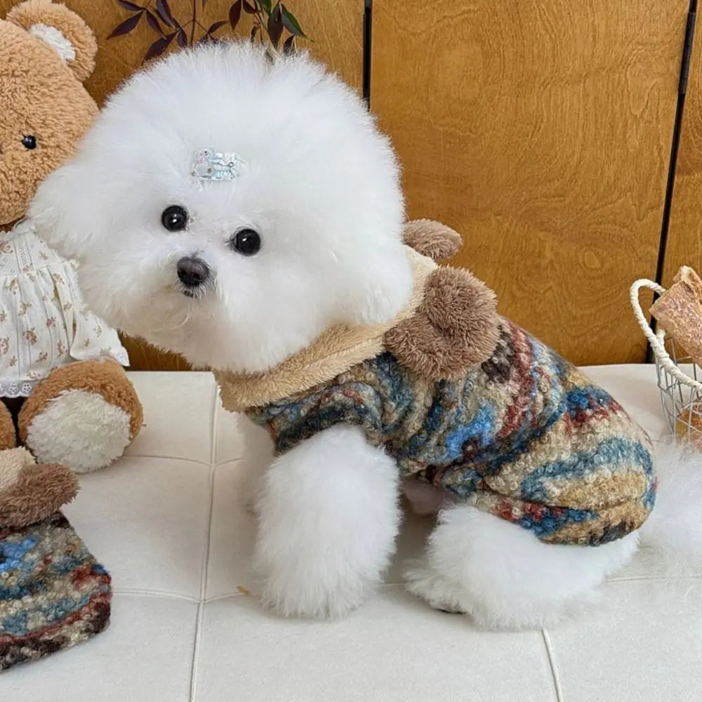 Cute Bear Dog Winter Coat – Warm Vest Jacket for Small Pets Pet Dog Coat Richie's