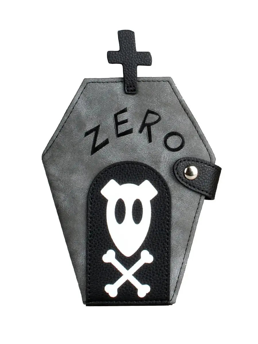 Coffin Shaped Clutch Wallet – Gothic Bifold Coin Purse Gift Novelty Bifold Wallet Richie's 4661