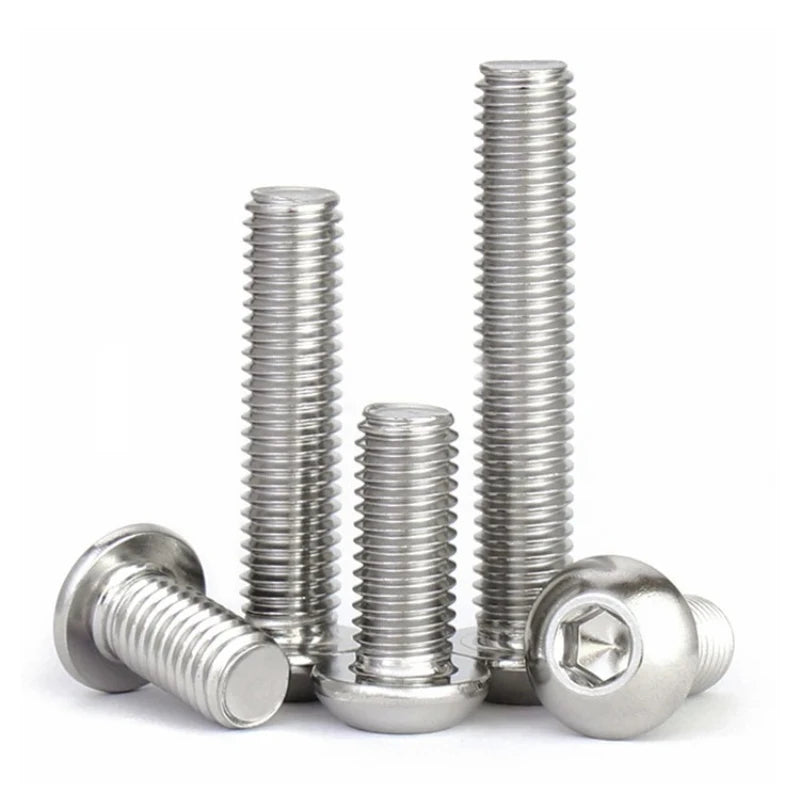 304 Stainless Steel UNC Pan Head Hex Socket Screws | Allen Bolts Hex Socket Screws Richie's