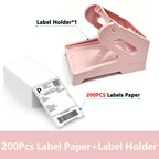 Marklife Desktop Thermal Label Holder Stand – Roll & Fanfold Label Holder Stand Richie's Pink Add 200Pcs