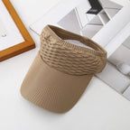 Women's Breathable Knit Sun Hat – Wide Brim Beach Cap Women's Sun Hat Richie's