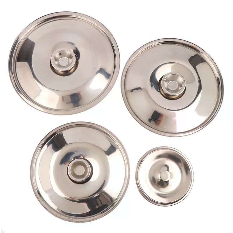 Stainless Steel Round Pot Lid Universal Cover 10–24cm Pot Lid Richie's