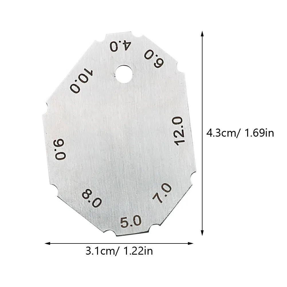 2-Piece Stainless Steel Fillet Welding Gauge Set | Weld Seam Welding Gauge Set Richie's
