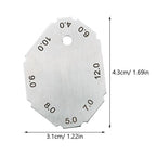 2-Piece Stainless Steel Fillet Welding Gauge Set | Weld Seam Welding Gauge Set Richie's