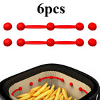 Air Fryer Silicone Magnetic Buckles 6pcs – Heat-Resistant Air Fryer Accessory Richie's