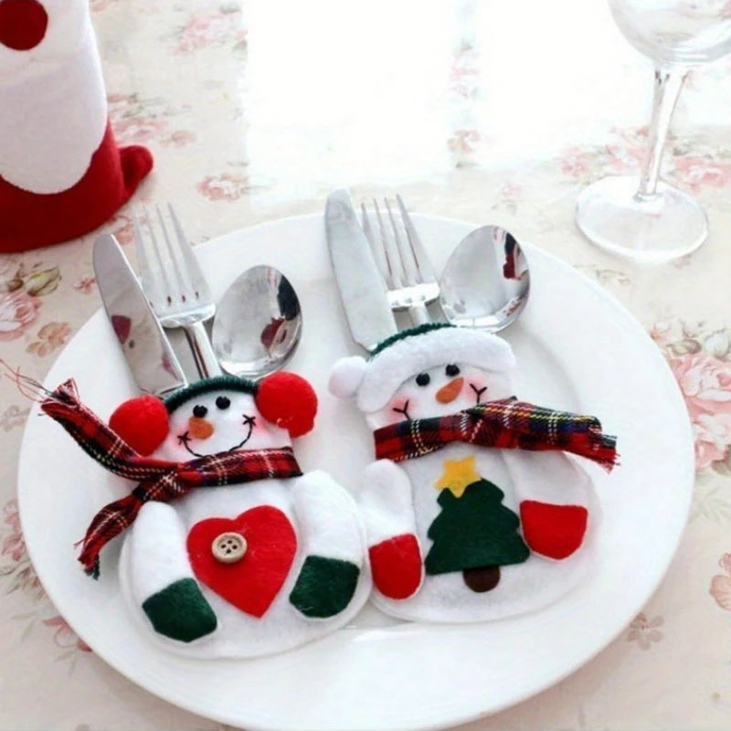 Christmas Cutlery Bags – Festive Silverware Holders & Table Decor Christmas Table Decor Richie's