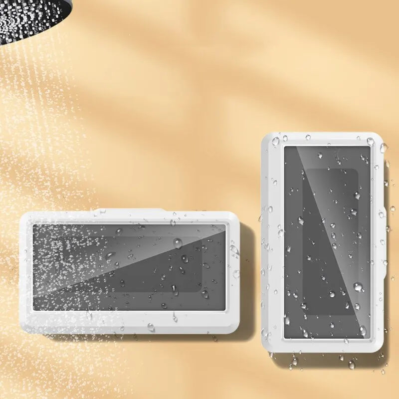 Waterproof Shower Phone Holder Anti-Fog Wall Mount Case Shower Phone Holder Richie's