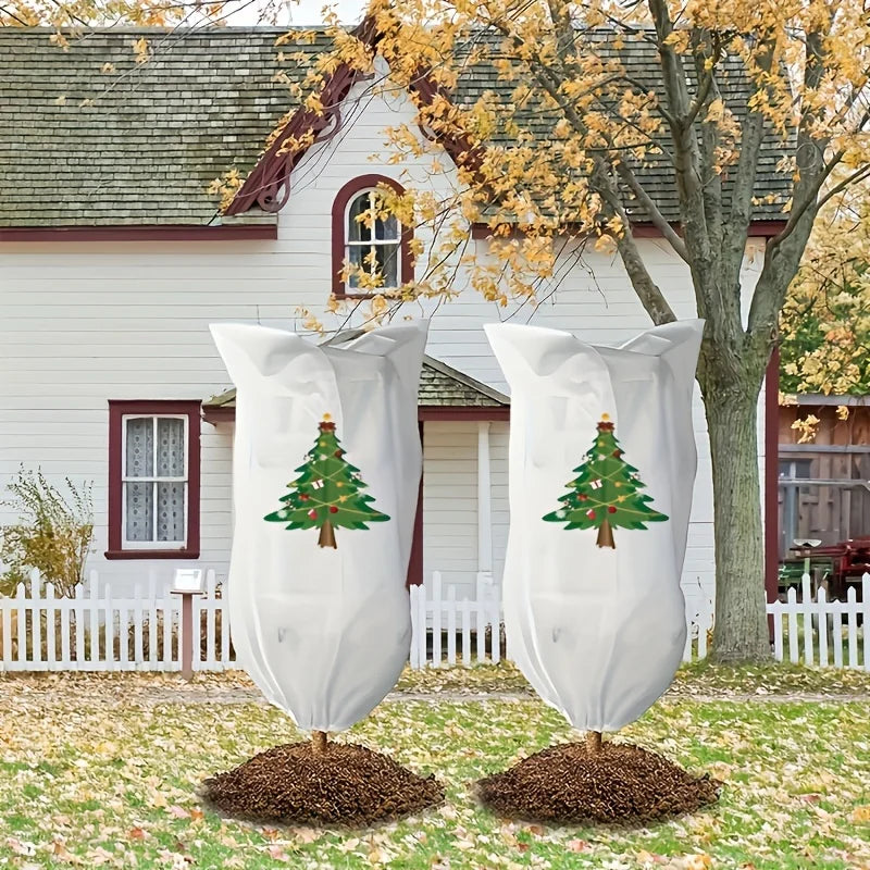 Heavy Duty Winter Frost Cloth Plant Cover with Drawstring Frost Plant Cover Richie's
