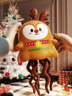 Christmas Clockwork Dancing Toy – Snow Treasure or Elk Figure Clockwork Wind-Up Toy Richie's