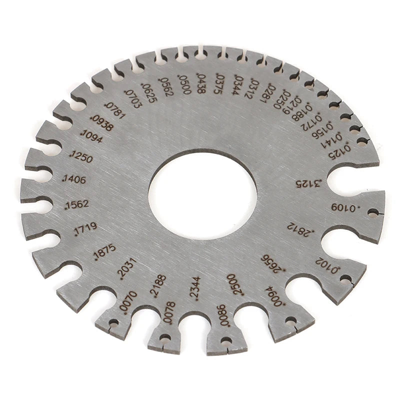 Metal Round Wire Gauge Diameter Measuring Instrument Wire Gauge Tool Richie's