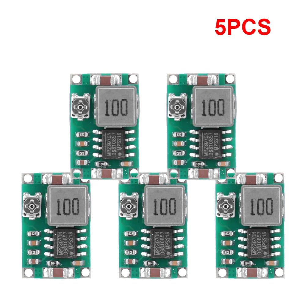 Mini360 DC Buck Converter Step-Down Module LM2596 4.75V-23V DC Buck Converter Richie's 5 PCS