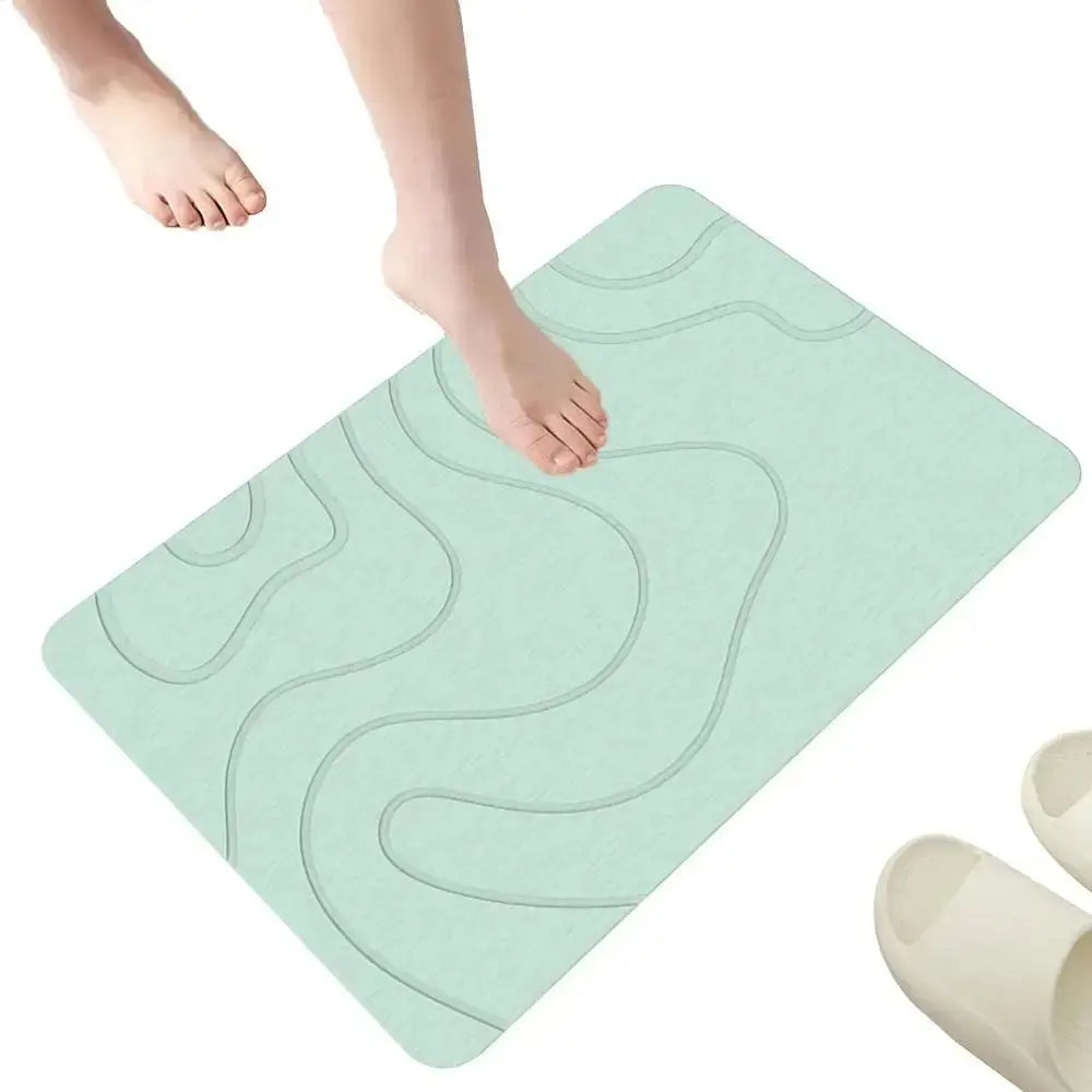 Diatomite Bath Mat 40x60cm – Anti-Slip Super Absorbent Diatomite Bath Mat Richie's