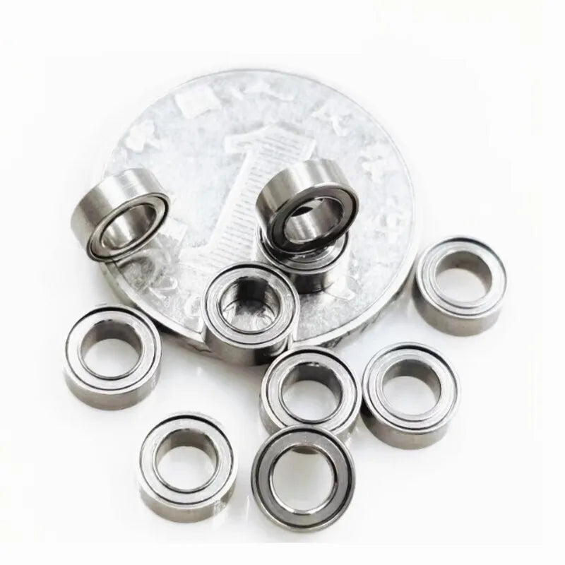 10pcs Miniature Ball Bearings MR52ZZ–MR105ZZ Metal Shield Miniature Ball Bearings Richie's