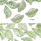 100pcs Acrylic Leaf Beads for DIY Jewelry Making & Crafts Craft Beads Richie's style4