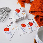 Halloween Ghost & Pumpkin Lollipop Holder Cards – Party Favors Lollipop Holder Cards Richie's