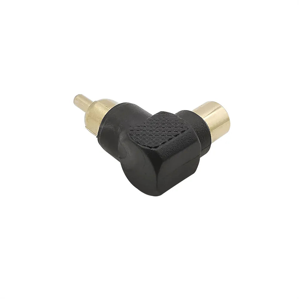 10Pcs 90° RCA Male to Female Right Angle Audio Adapters RCA Audio Adapter Richie's