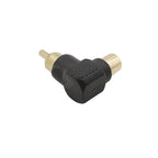 10Pcs 90° RCA Male to Female Right Angle Audio Adapters RCA Audio Adapter Richie's